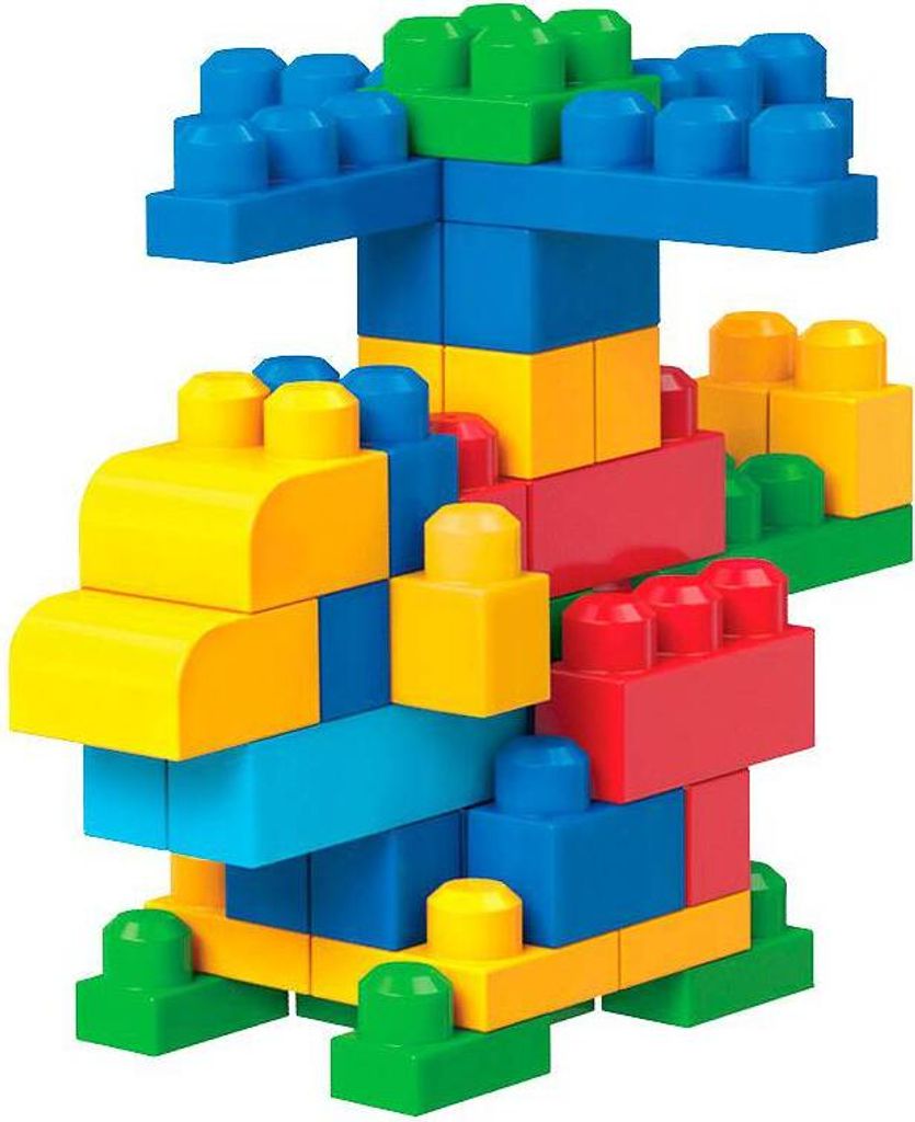 Vrecko na stavebnice Mega Bloks farebné (80 kusov) Obrázok produktu 25