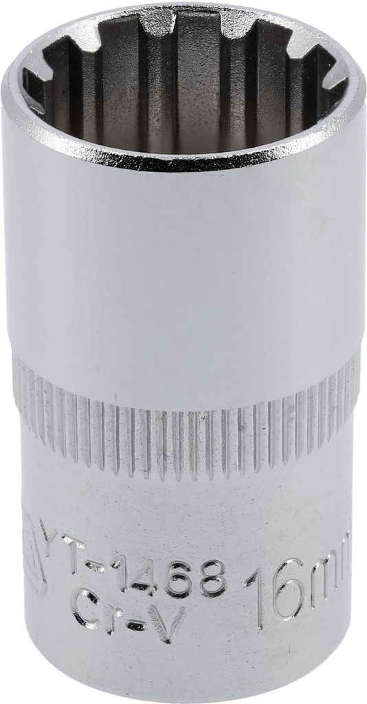 Spline nástrčný klíč 1/2" x 16 mm x 38 mm CRV Obrázek produktu 