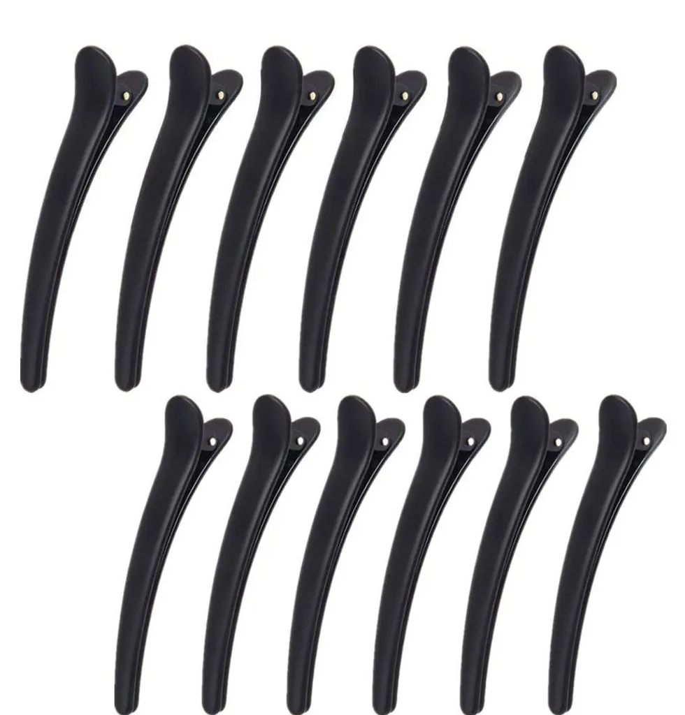 Barrettes en plastique combiné grand format 12cm à haute adhérence