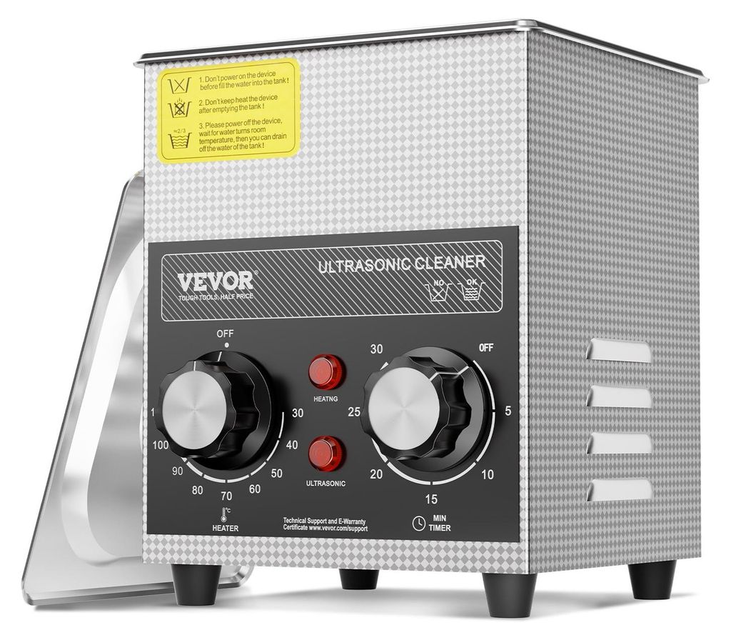 VEVOR Nettoyeur à ultrasons 2 L avec minuterie chauffante & Image du produit 