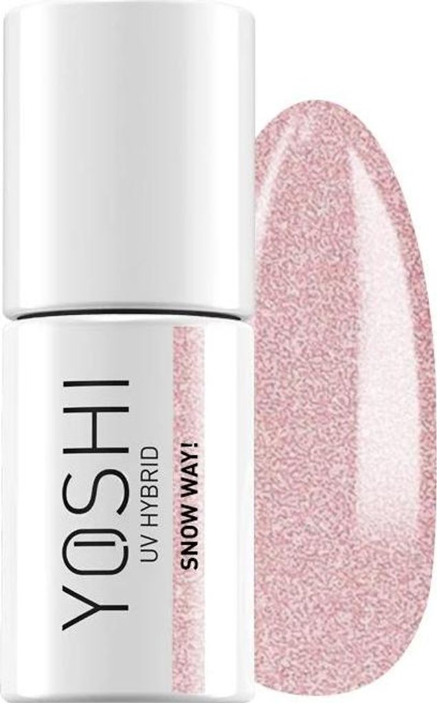 Yoshi | Hybrid-Nagellack - 251 Snow Way! - Hybrid-Gellack - Hybridlack - UV LED - 6ml - Profi Qualität - Rosa