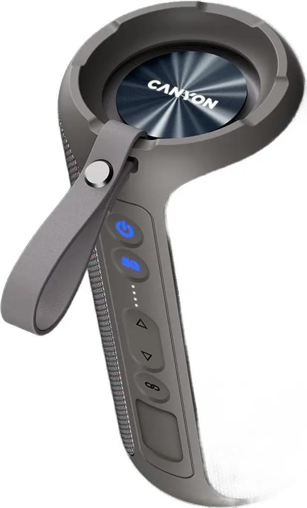 Canyon OnMove 15 Grigio - Speaker Bluetooth con Microfono per Call - 6