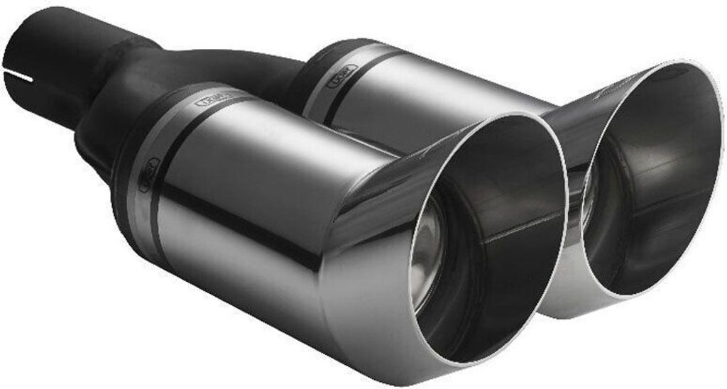 ULTER SPORT N2-13DTM/50 Auspuffblende Endrohr Blende Ø80mm Rund Edelstahl Verchromt