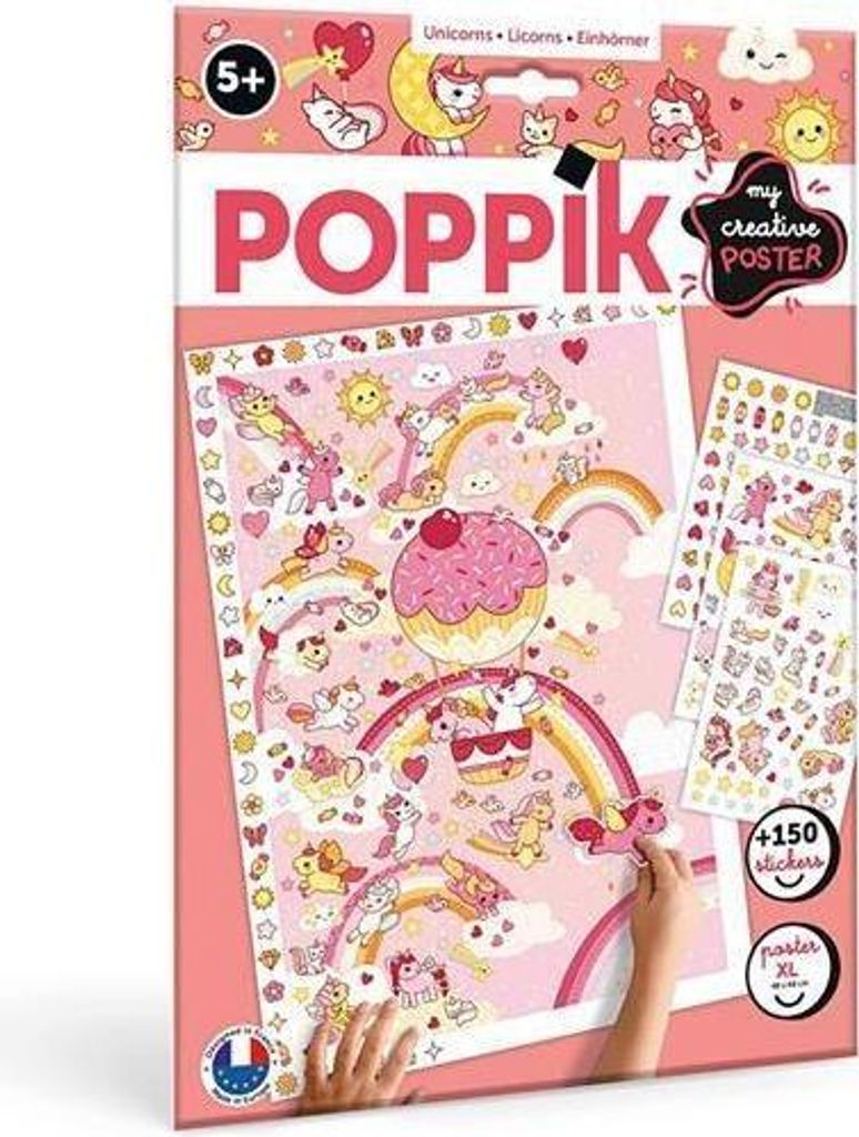 POPPIK - Kreativ Poster & Sticker Einhörner