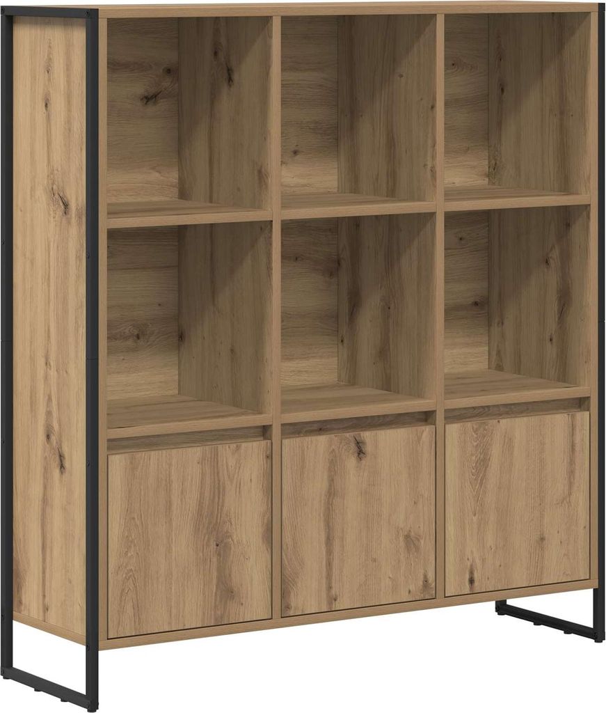 Bücherregal 2 pcs Kunsthandwerk Eiche 99,5 x 30 x 108 cm