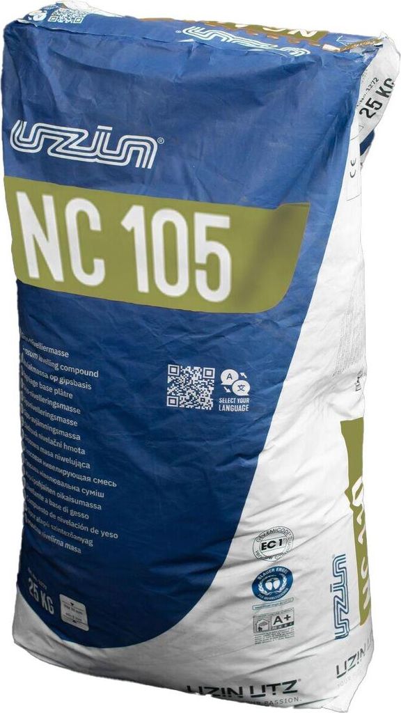 UZIN NC 105 Gips-Objektspachtelmasse 25kg Produktbild 