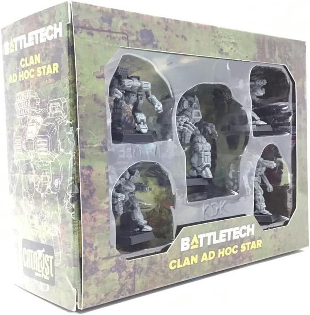 BattleTech Clan Ad Hoc Star - Miniaturen-Spiel -Accessori - Immagine del prodotto 