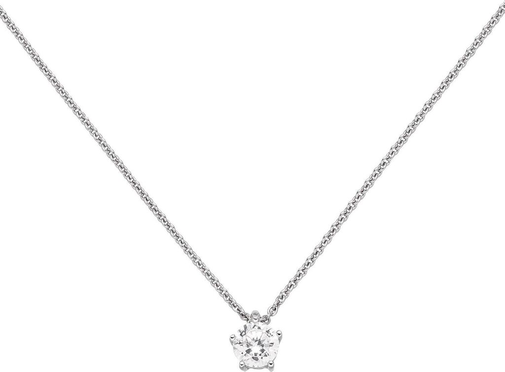 Halskette Collier Solitär Brillant-Anhänger 0,50 Ct. W/SI Produktbild 