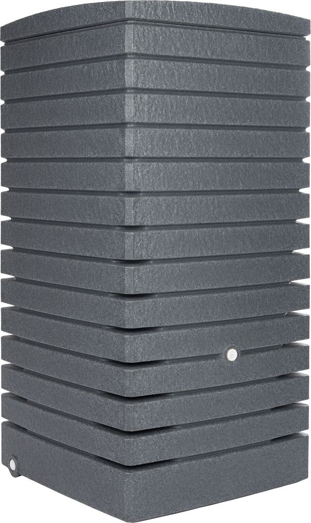 FLORANTIA Regentonne Quadrum 320 Liter anthrazit granit