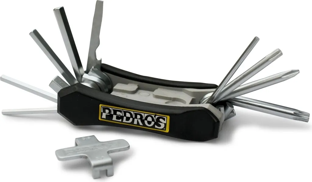 Pedro's ICM 15 Multitool 15 fonctions Argent et Noir pour Vélo Route
