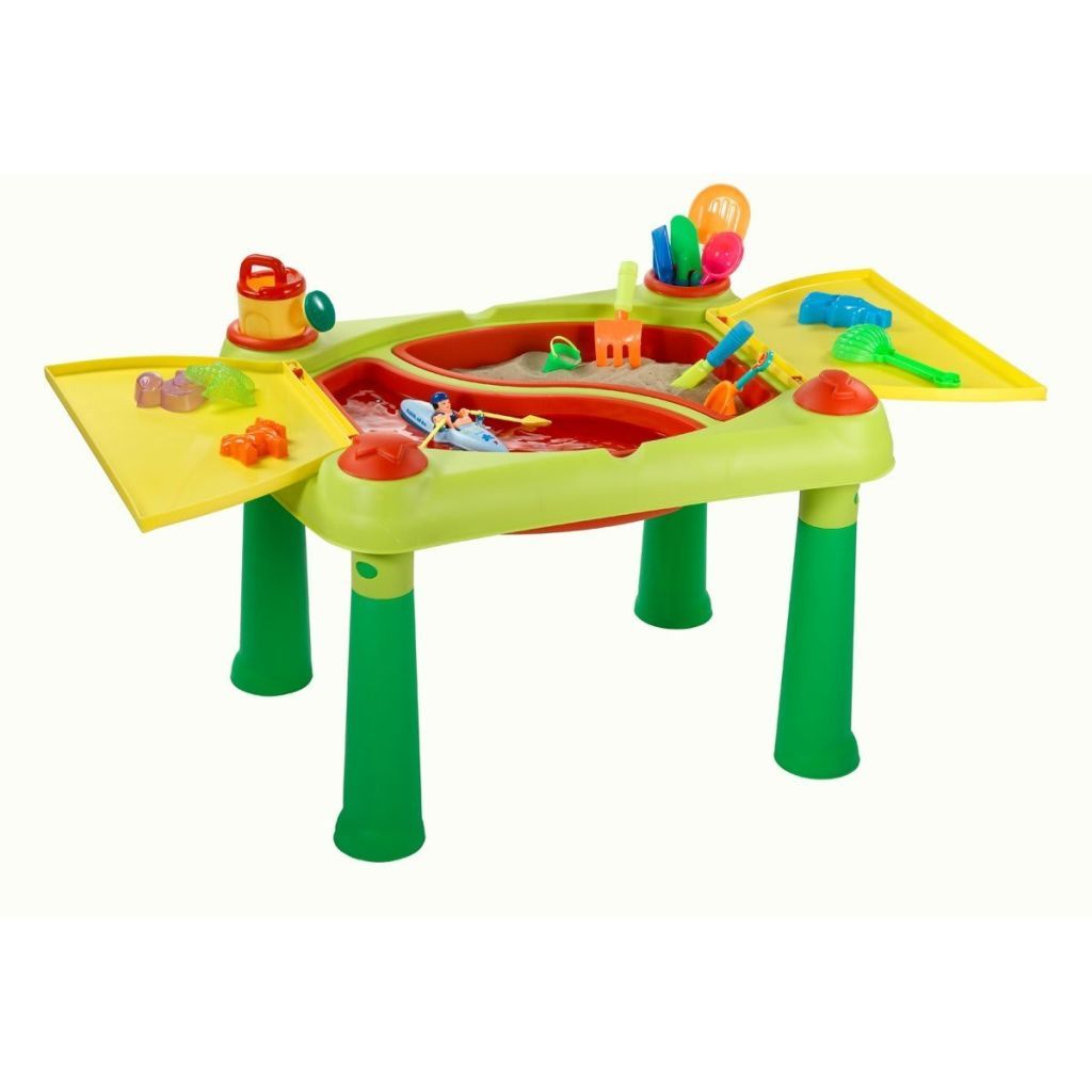 Spieltisch Sandspielzeug Kindertisch Wassertisch Matschtisch Sandspielkasten NEU 