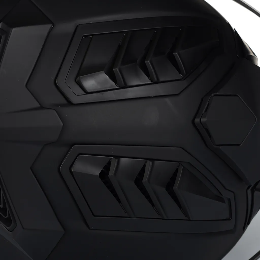 Casque motocross LS2 MX701 Explorer Solid noir mat taille M pour enduro - 11