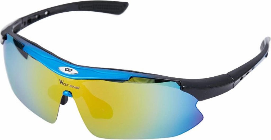 Sportbrille mit UV400 Schutz Fahrradbrille für Herren & Damen, Polarisierte Gläser, Outdoor & Freizeit