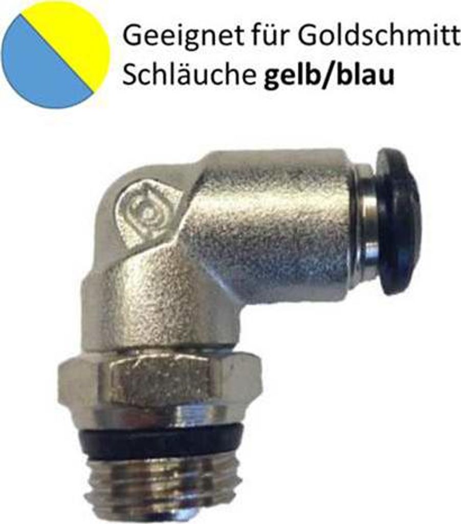 Winkel-Steckverschraubung R1/4A Ø6 Mm Goldschmitt 002.Ec4Admg