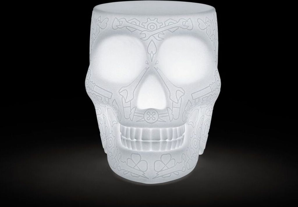 Qeeboo Mexico Akku LED-Hocker mit Fernbedienung Rund