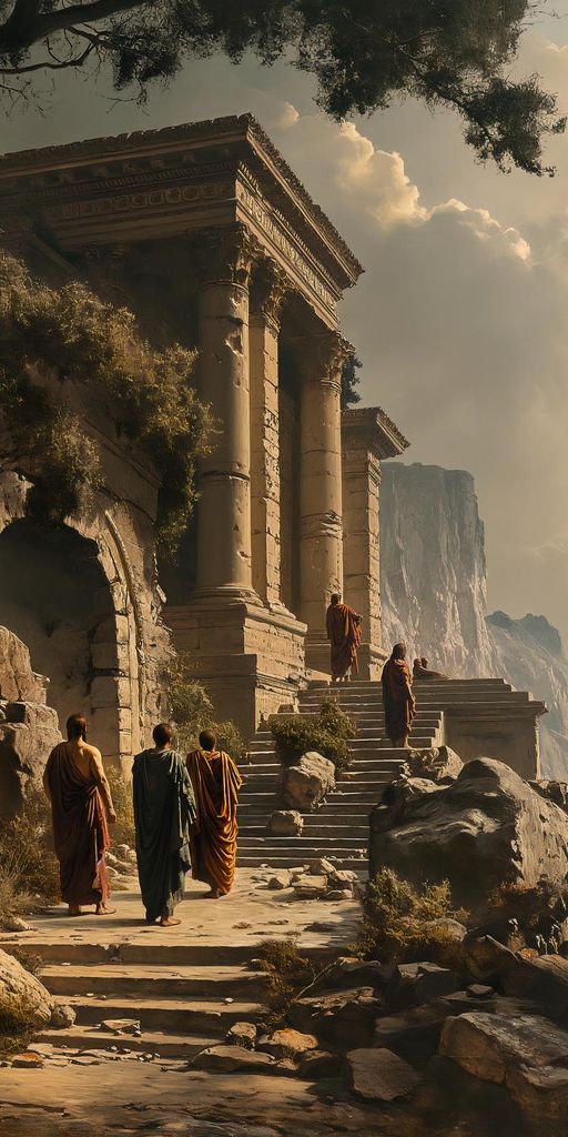 Poster 50x100cm Tempel der Weisheit