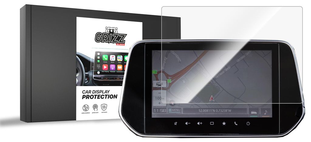 Keramische Autodisplayfolie für Suzuki S-Cross 9" (2022-2025), Grizz Protector