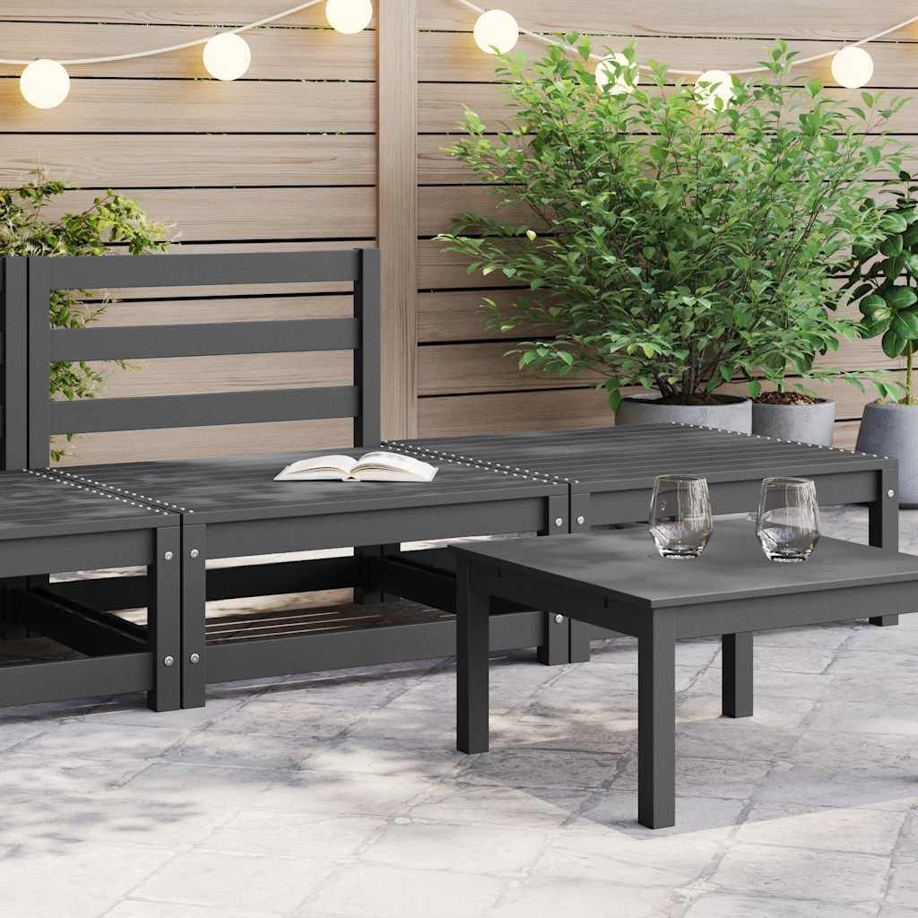 Maison Exclusive - 2-tlg. Garten-Lounge-Set Grau Kiefer Massivholz