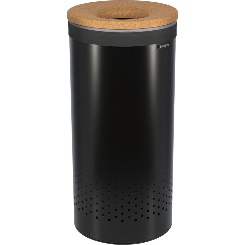 Brabantia Wäschekorb, 35 L kork / schwarz