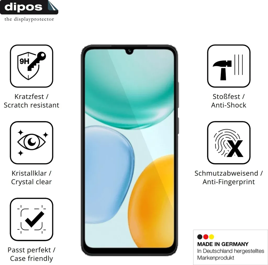 dipos I 2x Pellicola Protettiva compatibile con Xiaomi Redmi