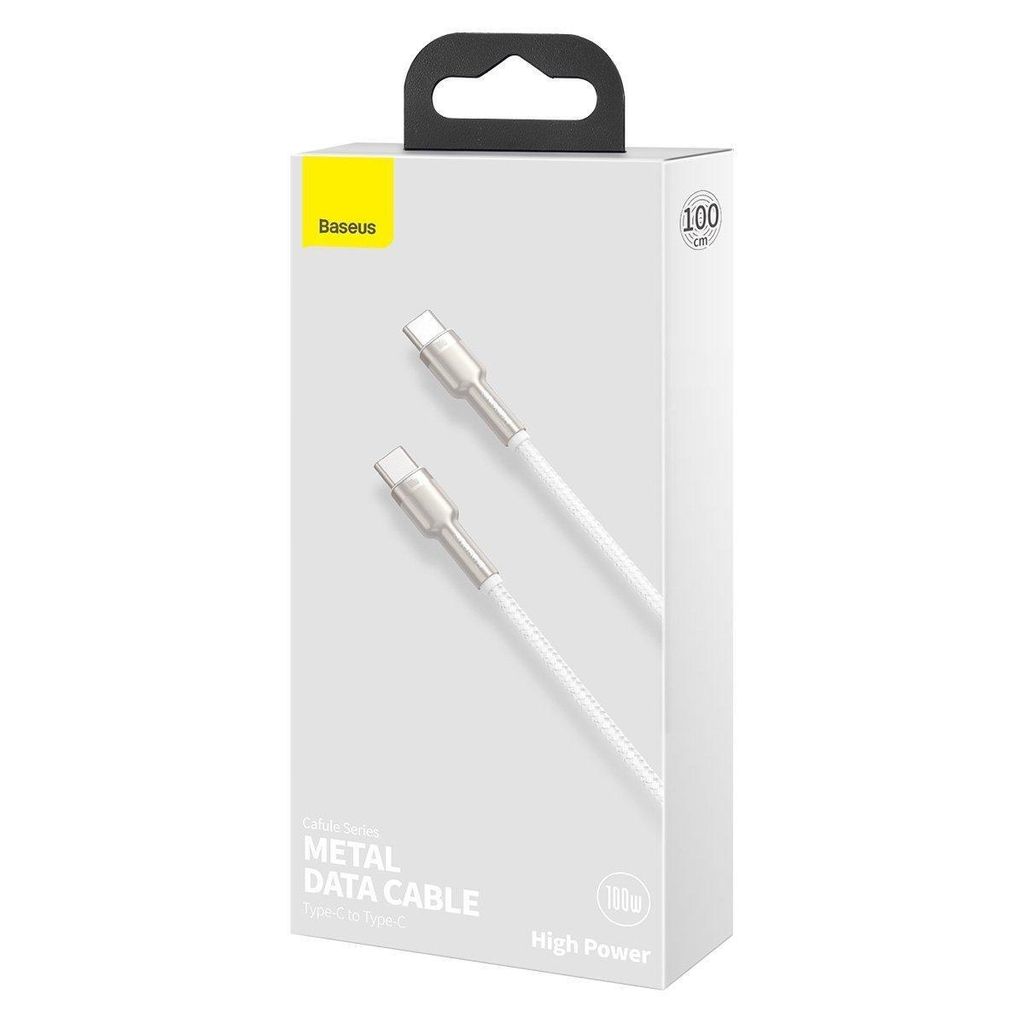 Baseus CATJK-C02 kábel pre mobilný telefón biely 1 m USB C Obrázok produktu 