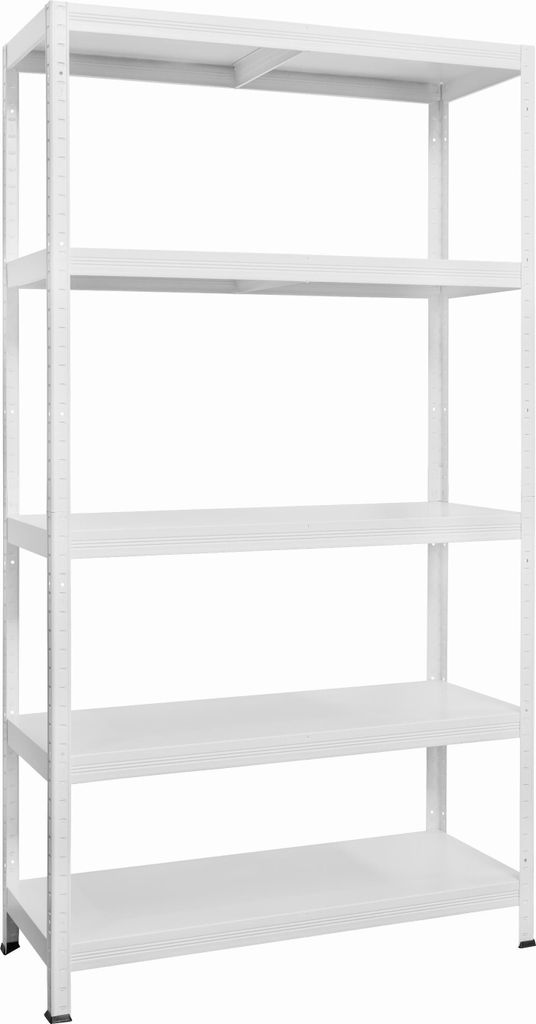 KOVONA Drumy Étagère 180 × 100 × 40 cm, blanc Image du produit 