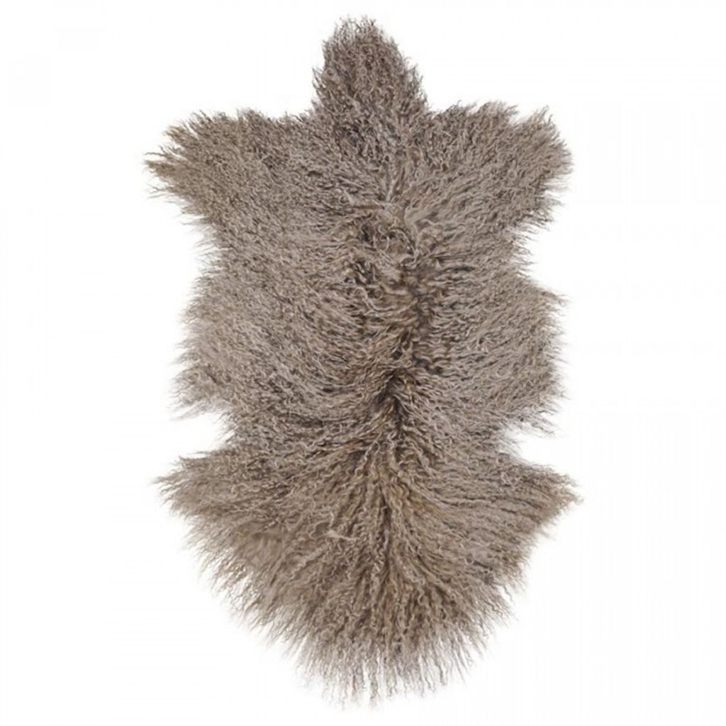 Heitmann Felle Tibet-Lammfell Taupe Größe ca. 100 cm 619TP