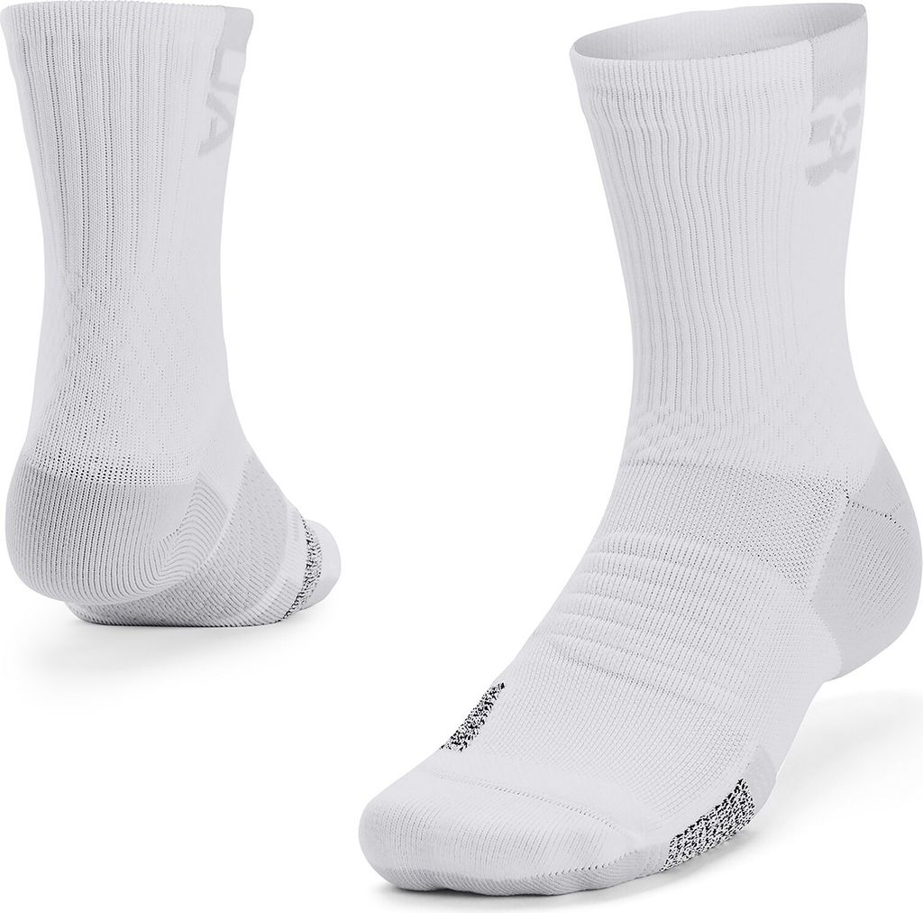 Ponožky UA AD Playmaker 1pk Mid-WHT Obrázek produktu 