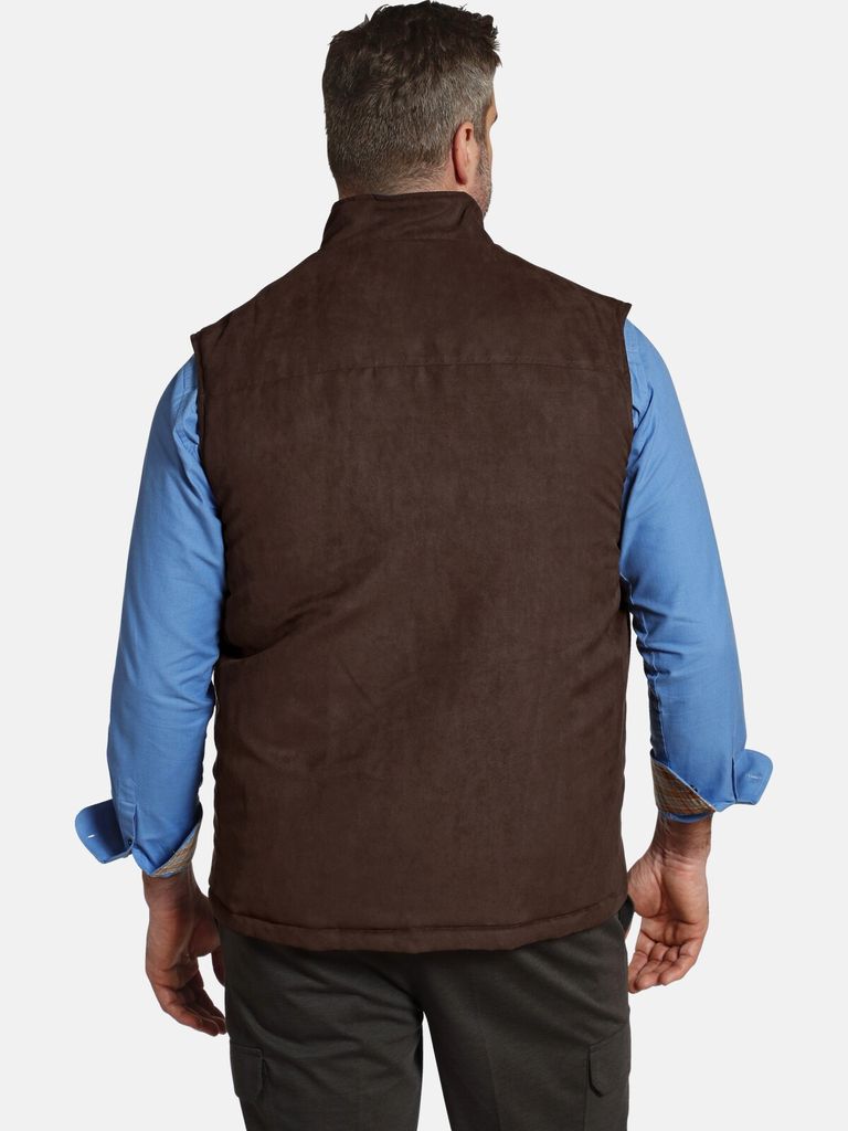 Bodywarmer DUKE LEEVI, bruin | Happy Size Bodywarmer DUKE LEEVI, bruin | Happy Size