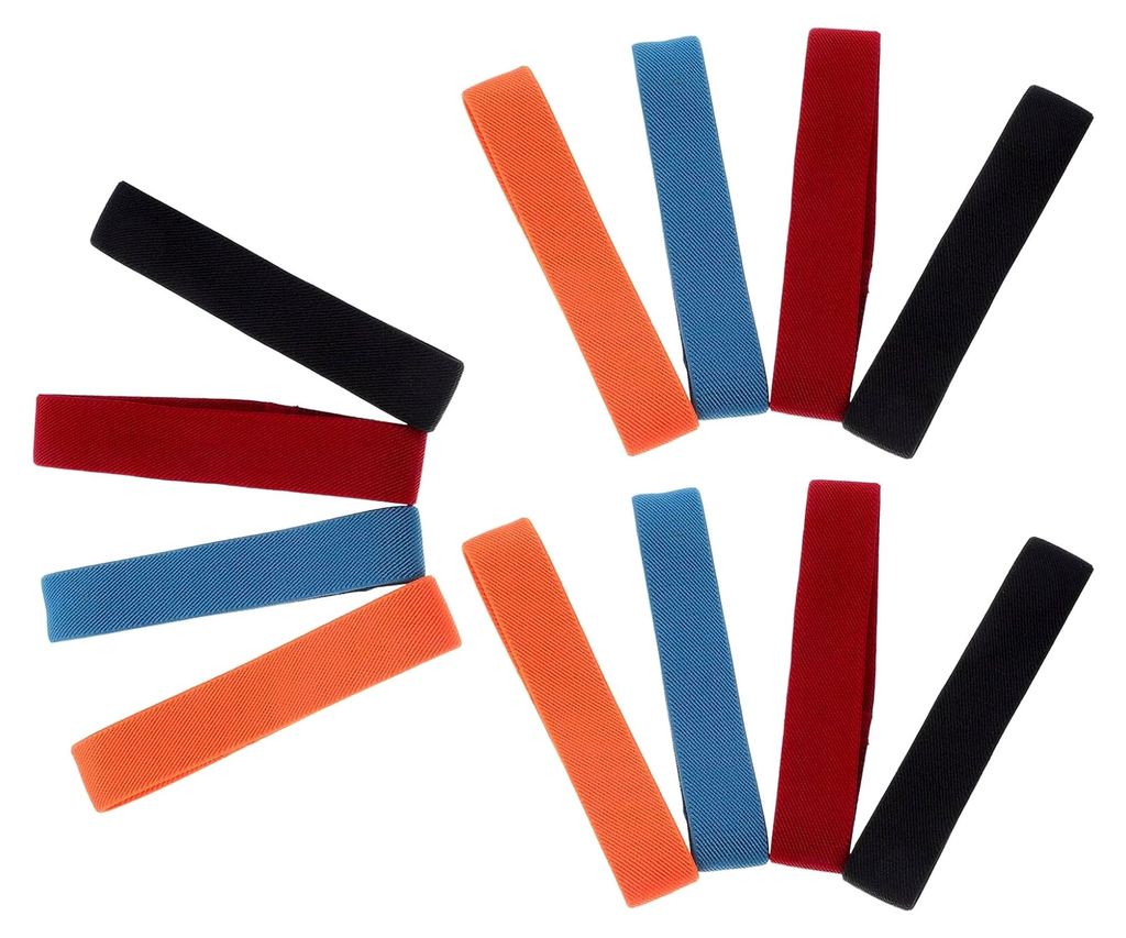 12 Stück Elastische Nylon Gurte 25mm Breit Verstellbare Befestigungsbänder für Lebensmittelbehälter