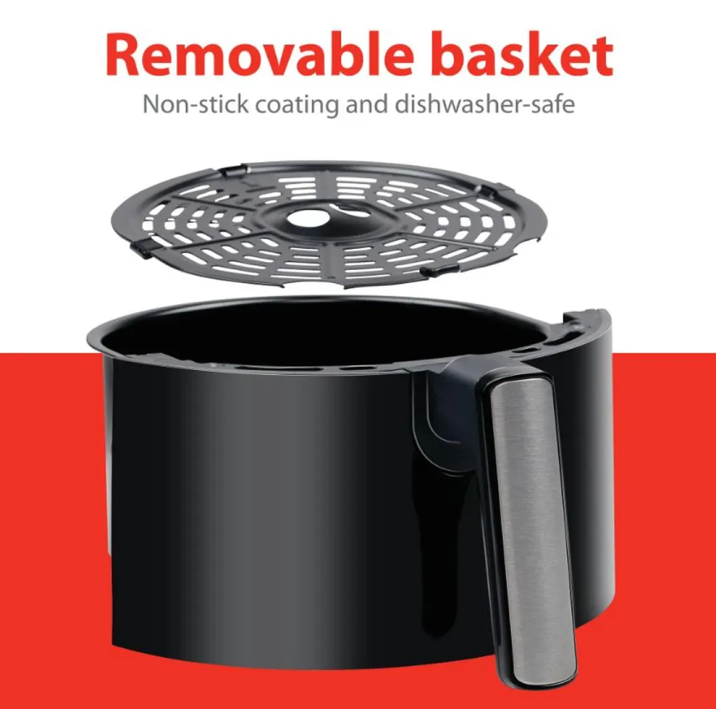 Friteuse à air Alpina 1400W - Écran tactile et thermostat réglable - 8
