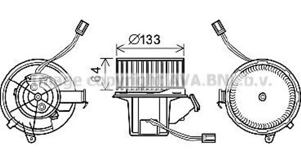 Pulseur d'Air Habitacle MS8628 pour Mercedes-Benz AMG GT et Classe GLK