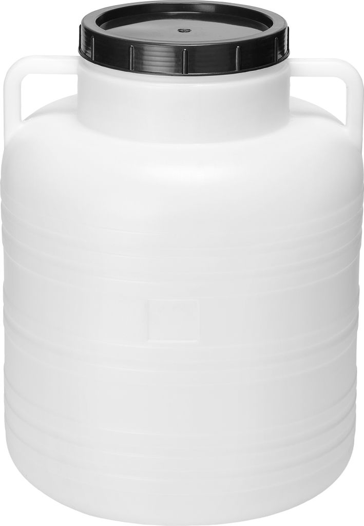 Garronda 80L Plastikfass BPA-freies Fass Behälter mit Deckel für Lebensmittel sowie GD-0087, Weiß