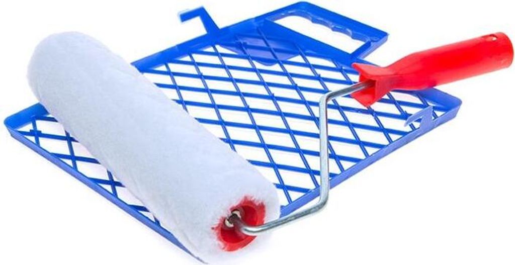 ROTIX Set 12-tlg. Fassadenanstrich Fassadenroller Pinsel Klebeband Farbroller 255459532640