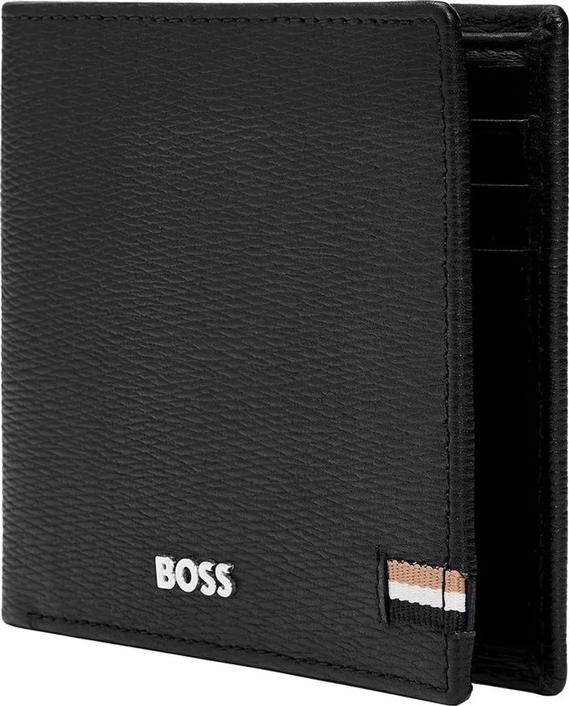 Portefeuille Hugo Boss Iconic HLW421A Noir avec Multi-Compartiments - 4