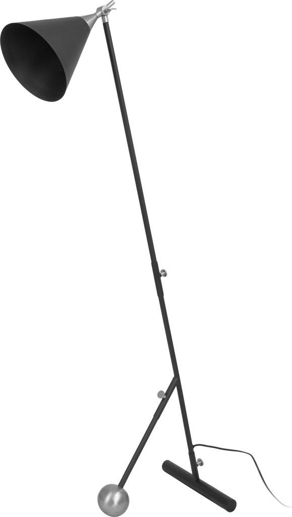 Stehlampe Celeste 200 Schwarz / Silber Produktbild 