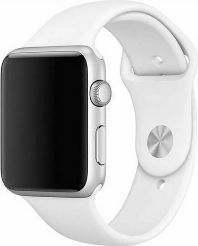 Cinturino Silicone Mercury 38/40/41mm per Apple Watch - Bianco/Bianco