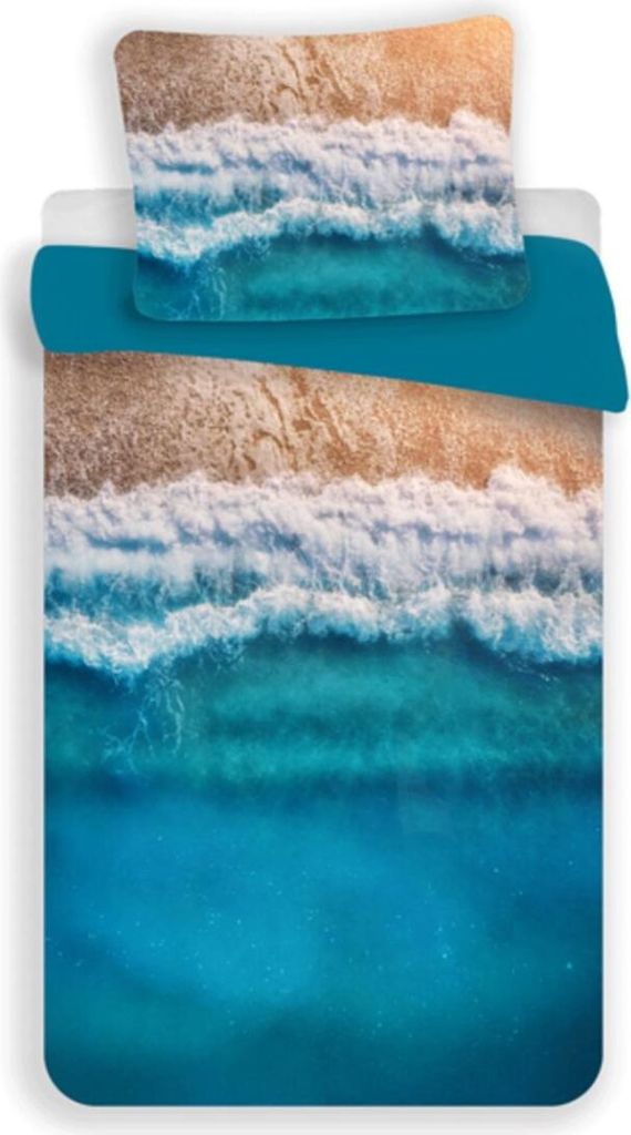 Paradise Beach Kuschelige Bettwäsche Polyester, 140x200 cm & 70x90 cm