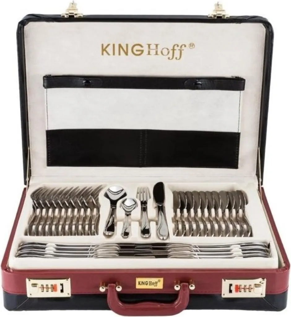 Set Posate Kinghoff KH3504 Gloss 72 Pezzi: Design e Acciaio Inox