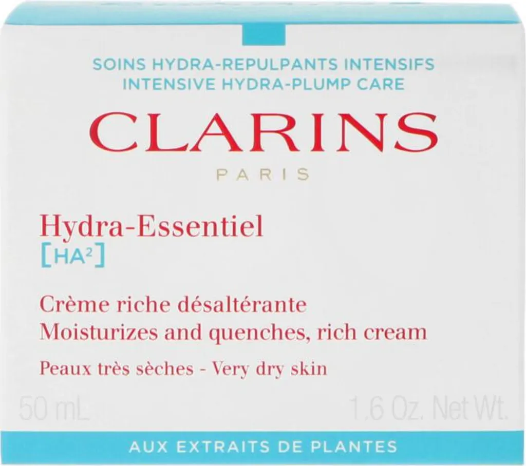 Clarins Hydra-Essentiel Crème Riche Désaltérante Peaux Très Sèches 50ml