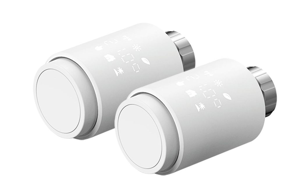 2 St.Smart WiFi-Thermostat Heizkörperthermostat Tuya-App, Alexa & Google Olympia HT-02Y