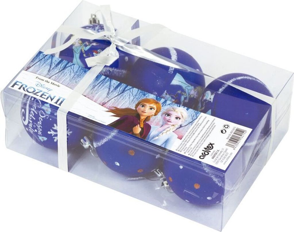 Arditex WD13415 Packung mit 6 Bällen Weihnachtsbaum Produktbild 1