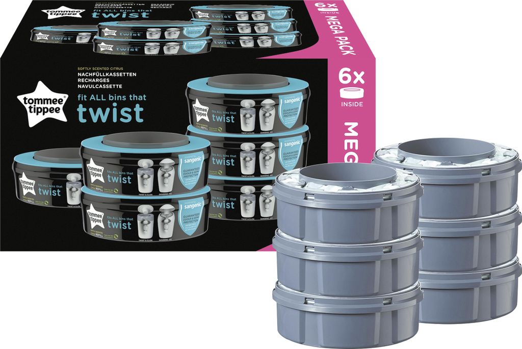 TOMMEE TIPPEE Nachfüllkassette Twis &Click + Sangenic Tec Zdjęcie produktu 