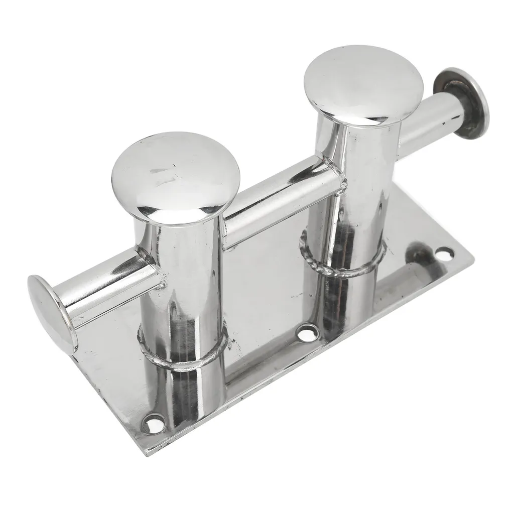 Borne marine robuste en inox 316 avec double croix haute résistance