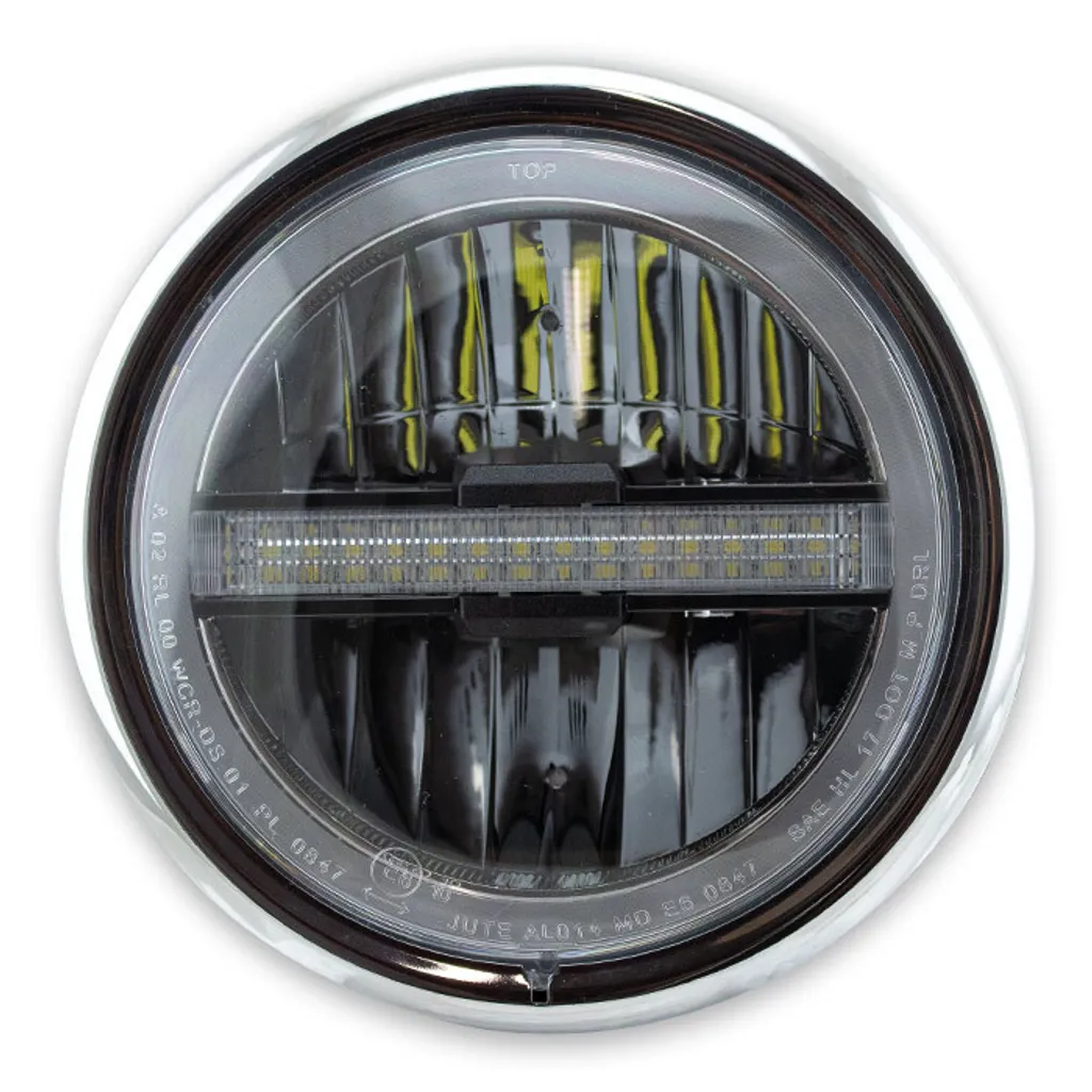 Projecteur Horizon LED 5-3/4 chromé avec faisceau blanc longue portée