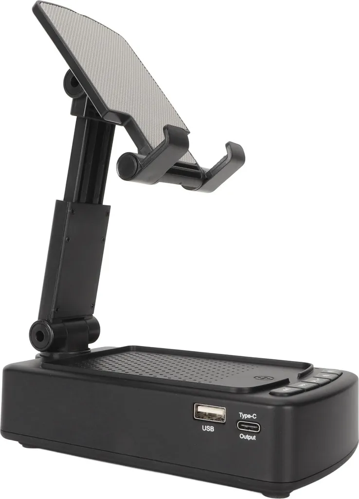 Support enceinte Bluetooth orientable pour tablette et téléphone portable