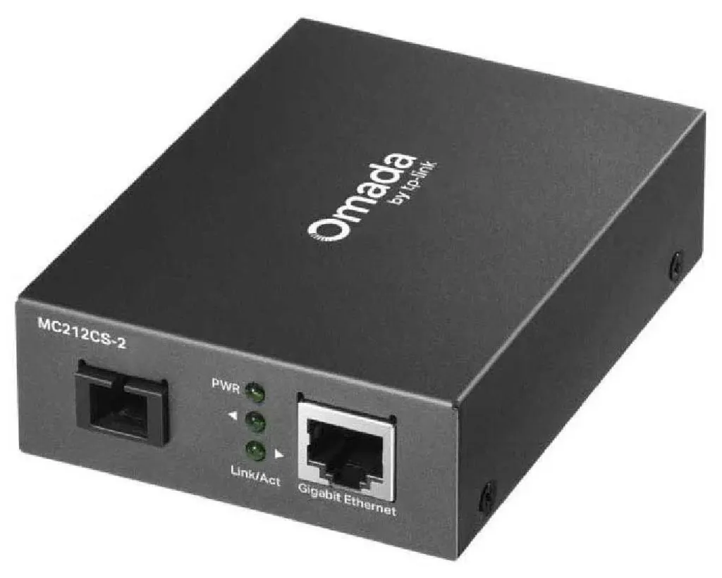 Convertisseur de média Gigabit WDM Omada MC212CS-2 TP-Link Mono-Fibre