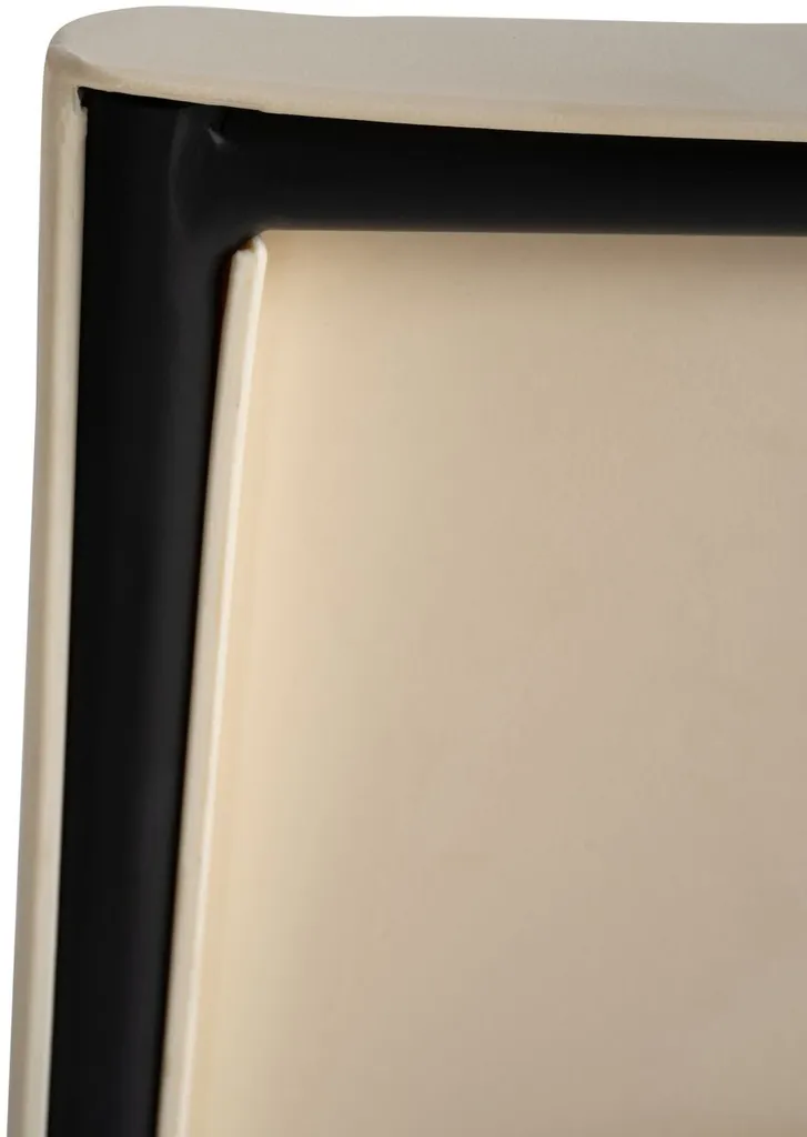 Sgabello da bar Genua nero crema: Eleganza Moderna per Cucina e Locali - 6