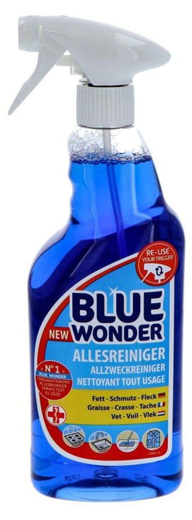 Blue Wonder 750 ml Spray Allzweckreiniger Putzmittel Produktbild 