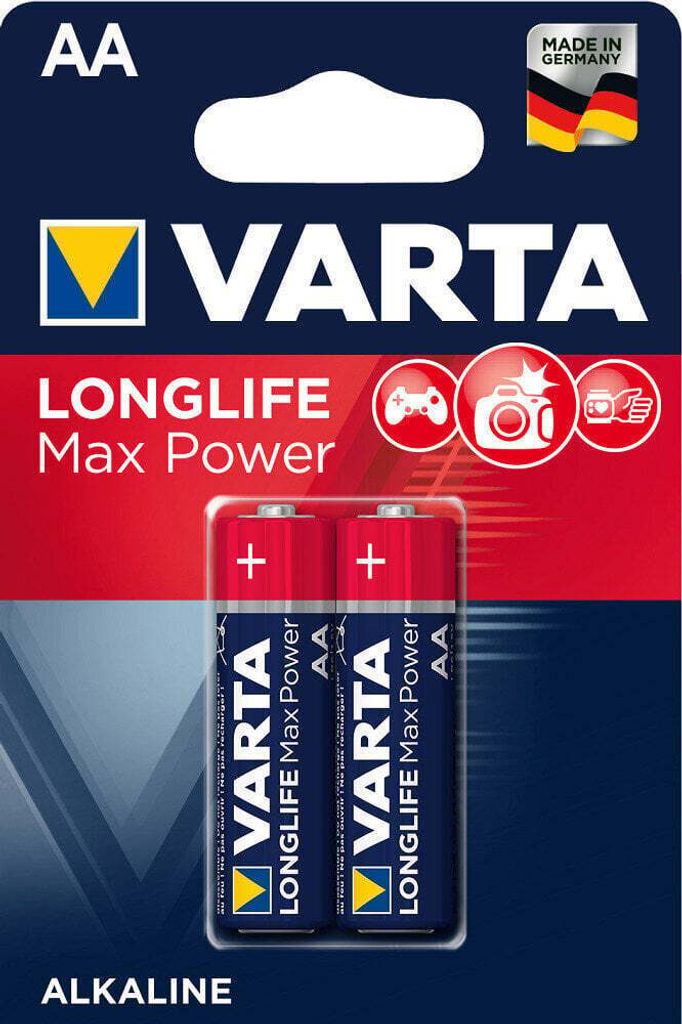 Varta LR06 Longlife Max Power 2 AA Batterien